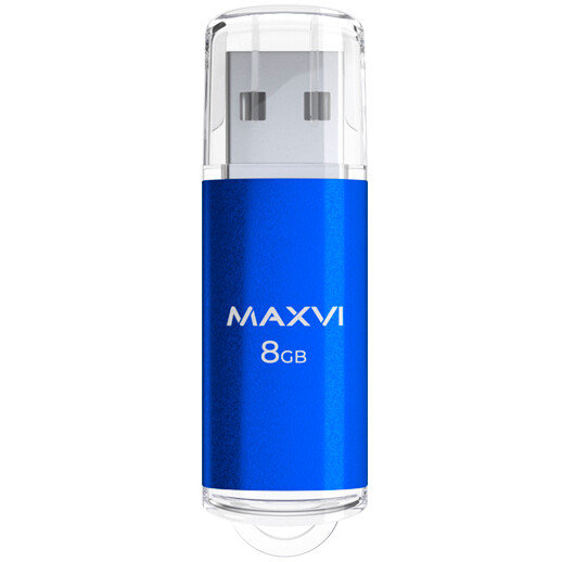 USB Flash накопитель MAXVI MP 8 ГБ, синий детальное изображение - 2