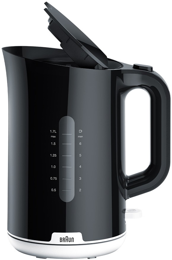 Электрический чайник Braun Breakfast1 WK 1100, Черный детальное изображение - 2