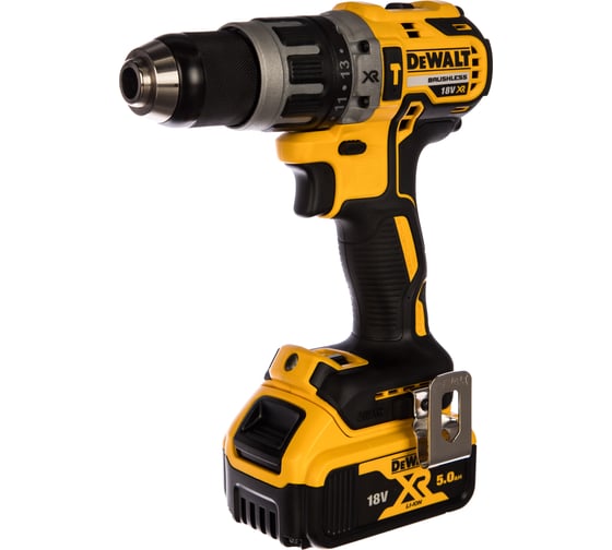 Бесщеточная ударная дрель-шуруповерт DEWALT DCD796P2, 2 акб, 70 Нм, 18 В детальное изображение - 1