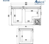 Автомобильный компрессорный холодильник Alpicool BCD100, 990262, 12/24 В, Серый вариант - 10