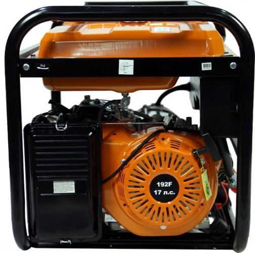 Генератор бензиновый СОЮЗ ЭГС-7500Э, 6 кВт, Оранжевый детальное изображение - 8