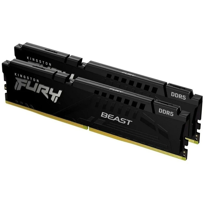 Оперативная память Kingston Fury Beast Black DDR5 6000MHz, KF560C36BBE2K2-32, 2x16 Гб KIT, 32 Гб №2