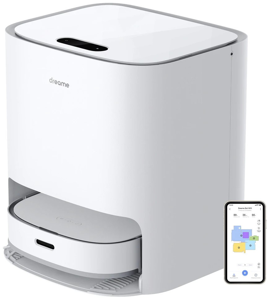 Робот-пылесос Dreame Bot W10, Белый детальное изображение - 2