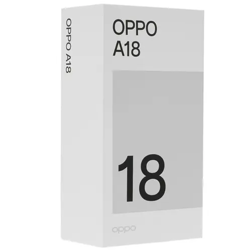 Смартфон OPPO A18 128 Гб, Черный, Dual nano SIM детальное изображение - 6