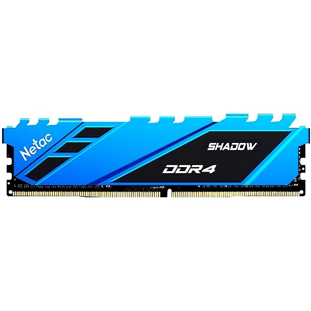 Оперативная память Netac Shadow Blue DDR4 3200MHz, NTSDD4P32SP-16B, 16 Гб детальное изображение - 1