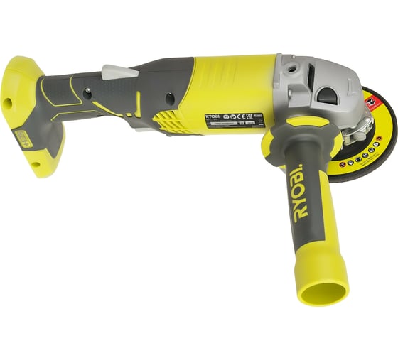 Аккумуляторная угловая шлифмашина Ryobi ONE+ R18AG-0 5133001903, 115 мм, 7500 об/мин детальное изображение - 2