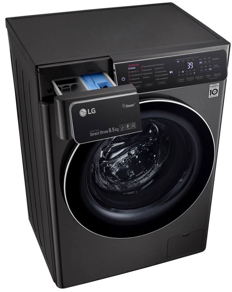 Стиральная машина LG AI DD F2T9GW9P, Черный детальное изображение - 4