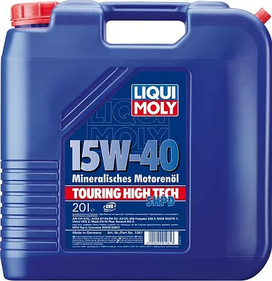 Моторное масло Liqui Moly Touring high tech SHPD 15W-40, 1061, 20 л  детальное изображение - 1