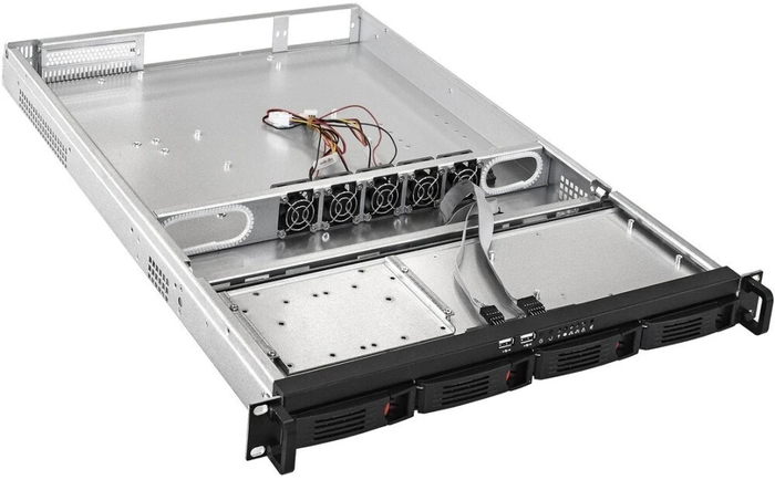 Серверный корпус ExeGate Pro 1U660-HS04, без БП, Черный №2