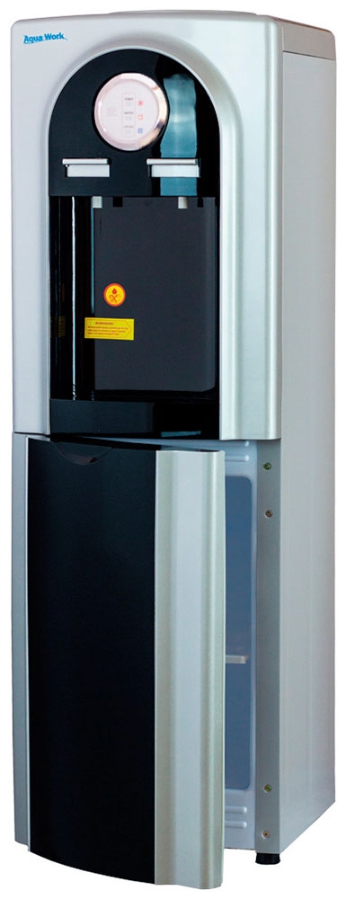 Кулер для воды со шкафчиком Aqua Work YLR1-5-VB, Серый/Серебристый детальное изображение - 3