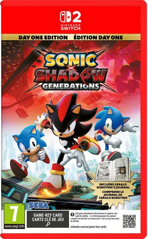 Игра Sonic x Shadow Generations. Day One Edition для Nintendo Switch 2 детальное изображение - 1