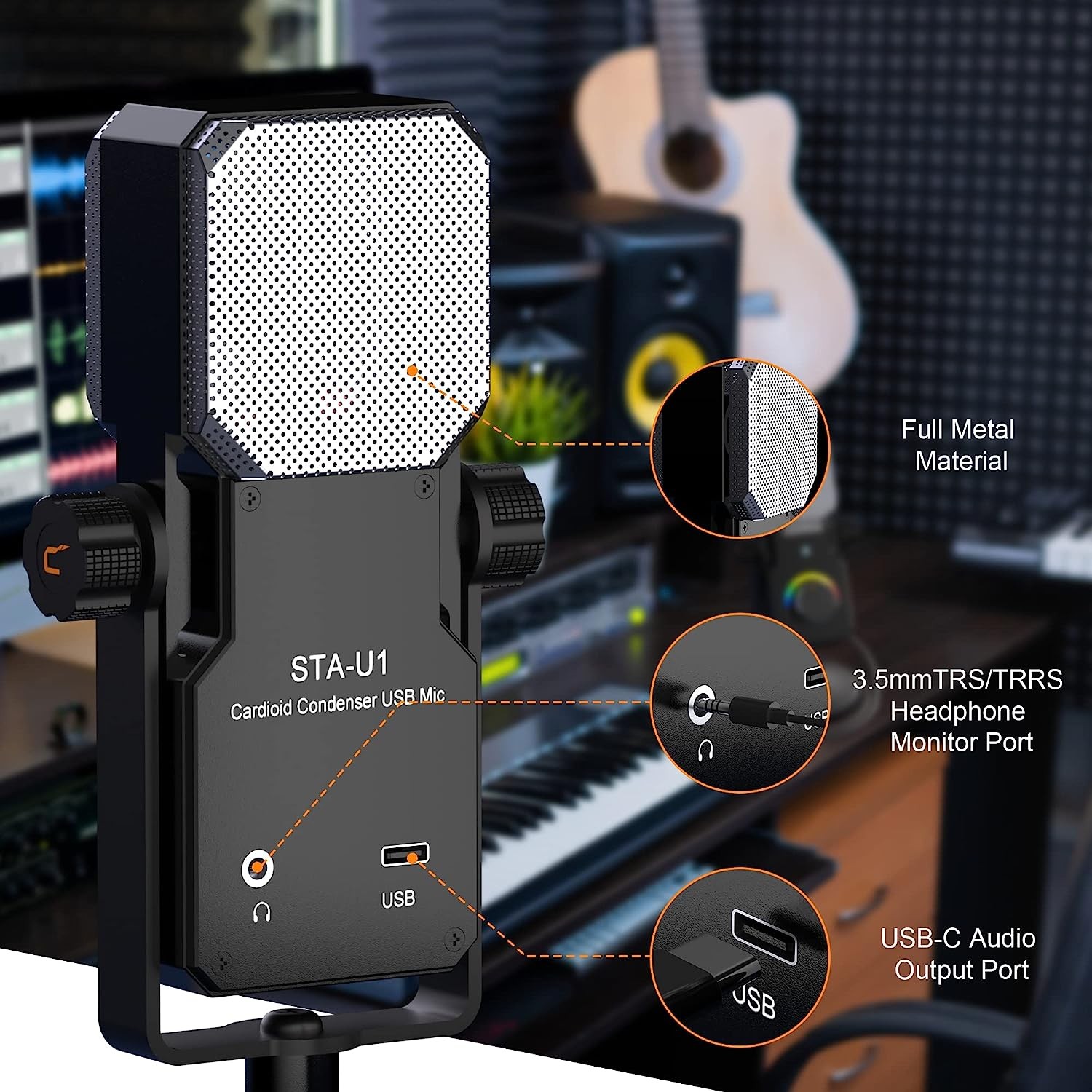 Микрофон Comica STA-U1  детальное изображение - 6