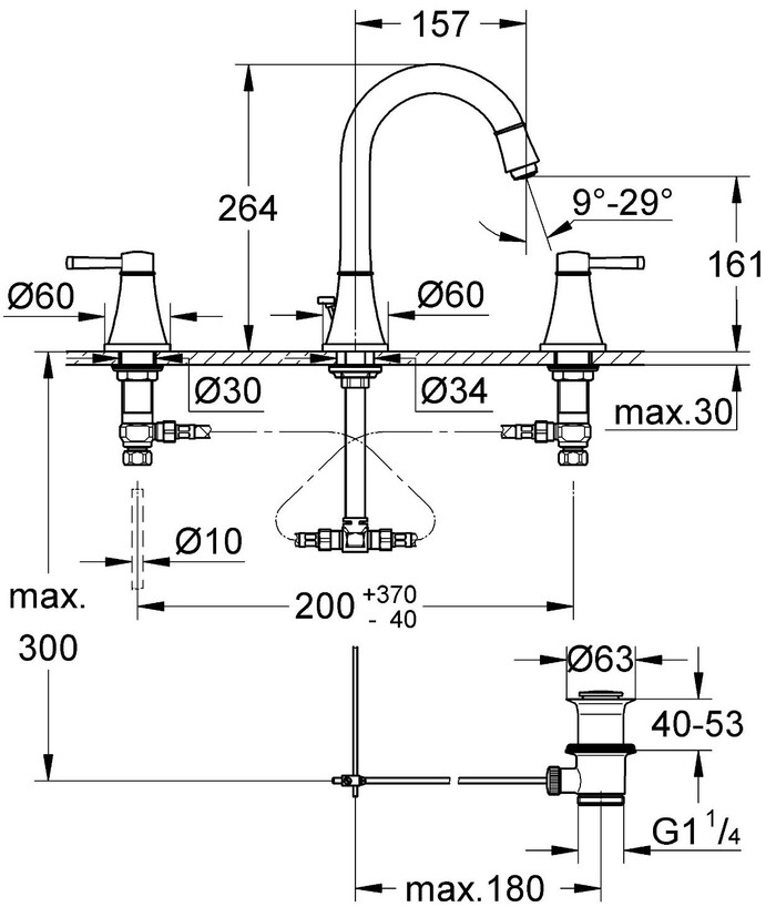 Смеситель Grohe Grandera 20389000 №2