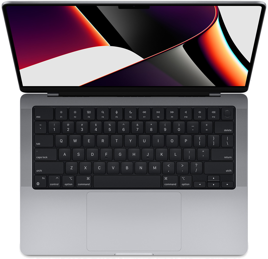 Ноутбук Apple MacBook Pro 14 2021, RAM 16 ГБ, Серый Космос, SSD 1 ТБ, Apple graphics 16-core детальное изображение - 2
