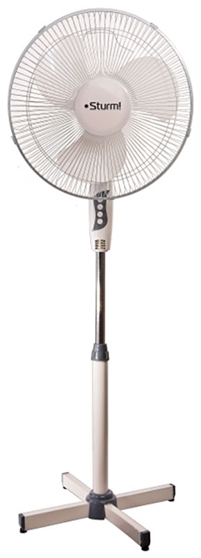 Вентилятор напольный Sturm! SF4003, 40 Вт, Белый/Серый детальное изображение - 1