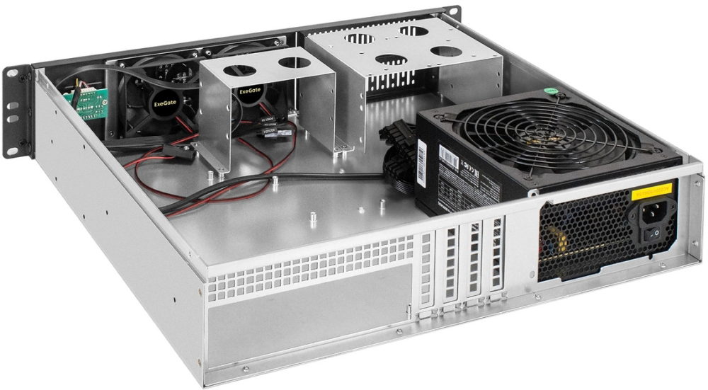 Серверный корпус ExeGate Pro 2U400-02/1100RADS, 1100 Вт, Черный детальное изображение - 4