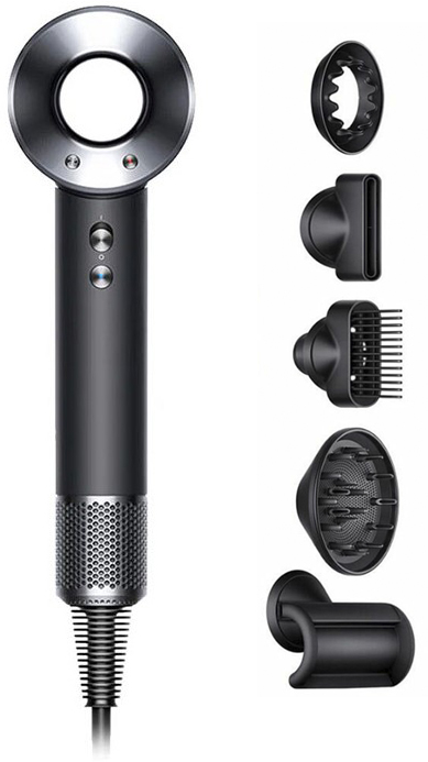 Фен Dyson Supersonic HD07, Черный/Никель детальное изображение - 9
