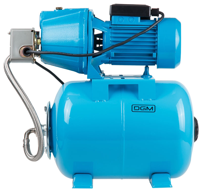 Станция водоснабжения автоматическая DGM BP-1100, 3100 л/ч, 45 м, 25 мм, d=25 мм, 1100 Вт, Голубой детальное изображение - 2