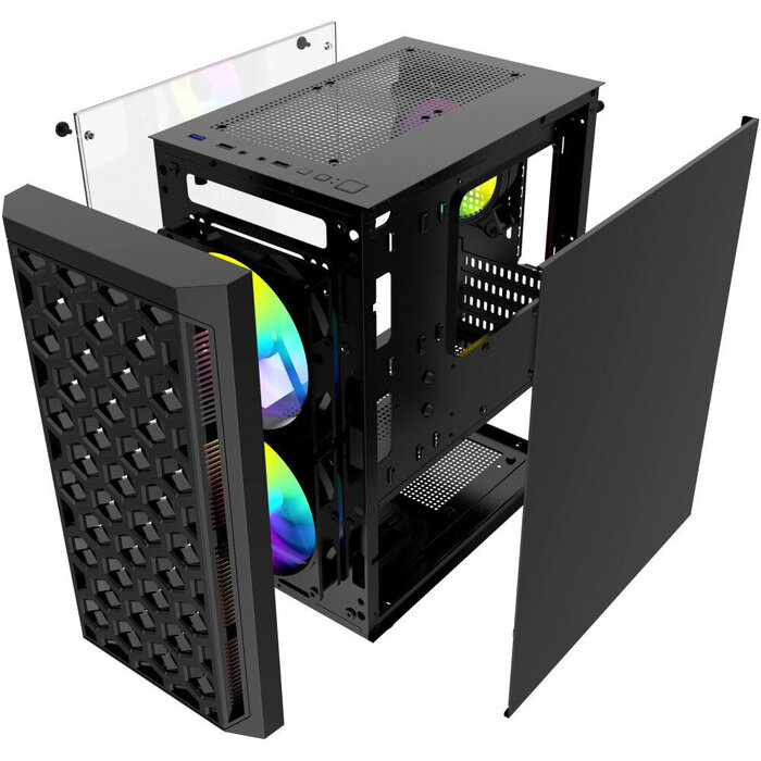 Корпус Powercase Mistral Micro T3B, Черный №6