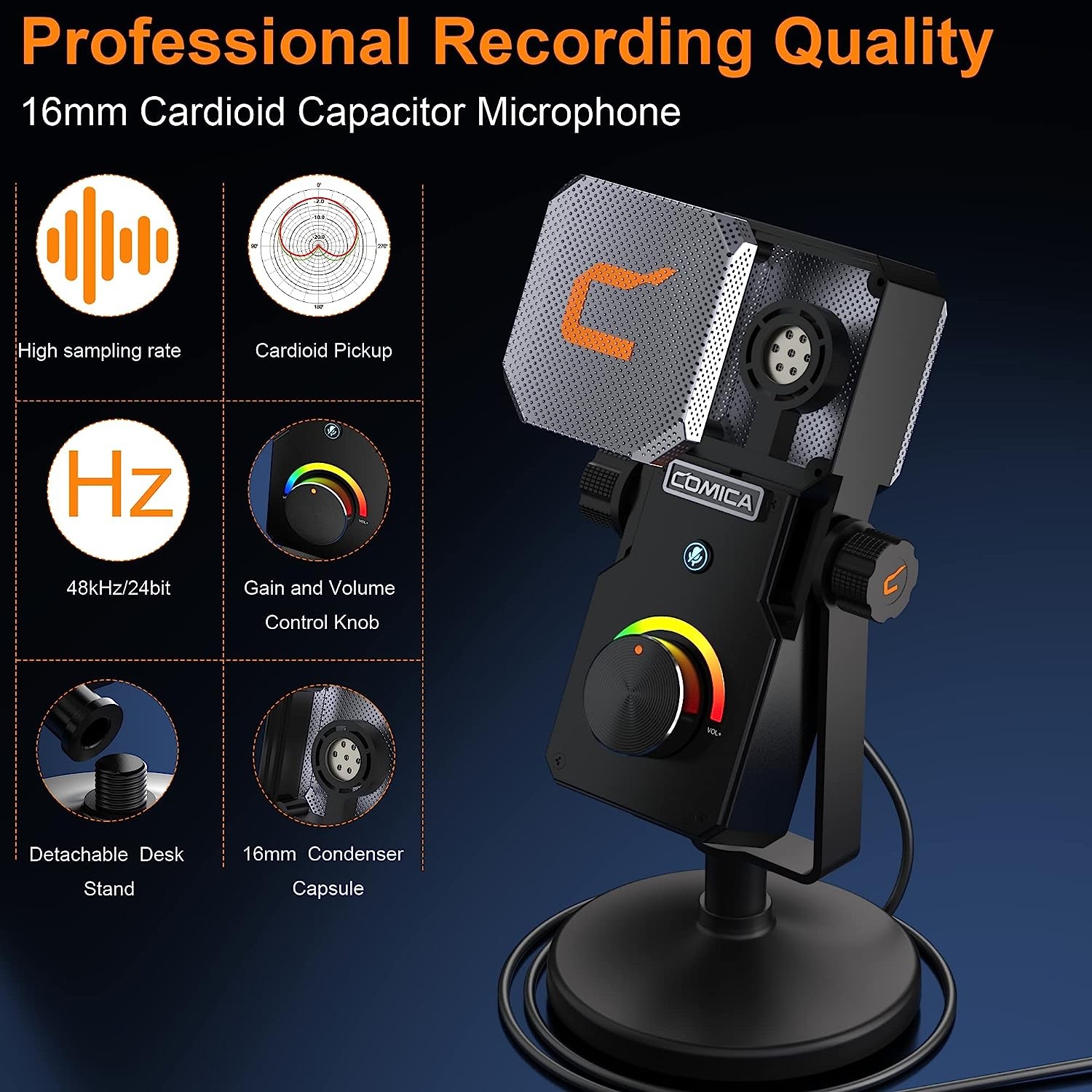Микрофон Comica STA-U1  детальное изображение - 4
