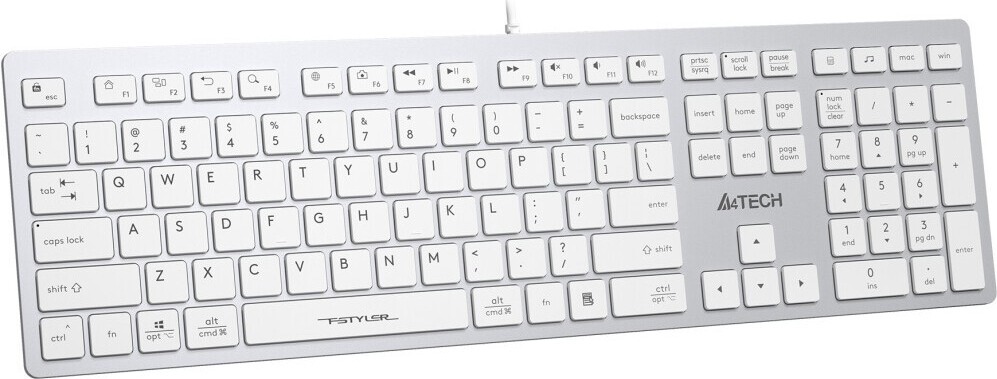 Клавиатура A4Tech Fstyler FX50, Белый детальное изображение - 2
