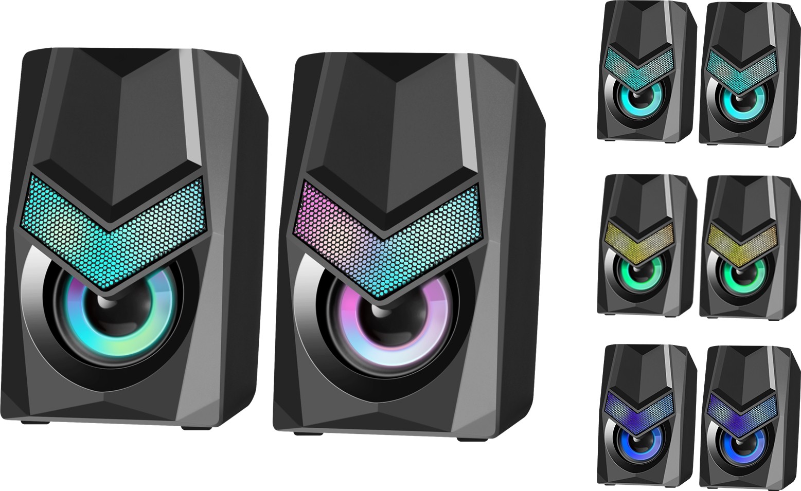 Компьютерные колонки Defender Solar 1, Черный детальное изображение - 5