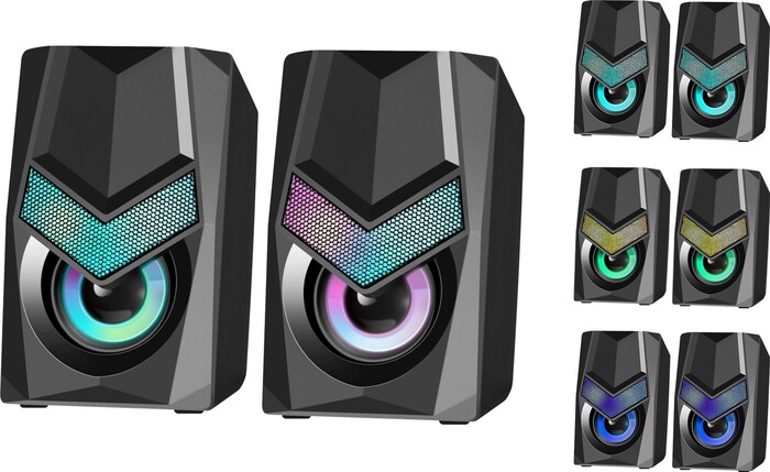 Компьютерные колонки Defender Solar 1, Черный №5