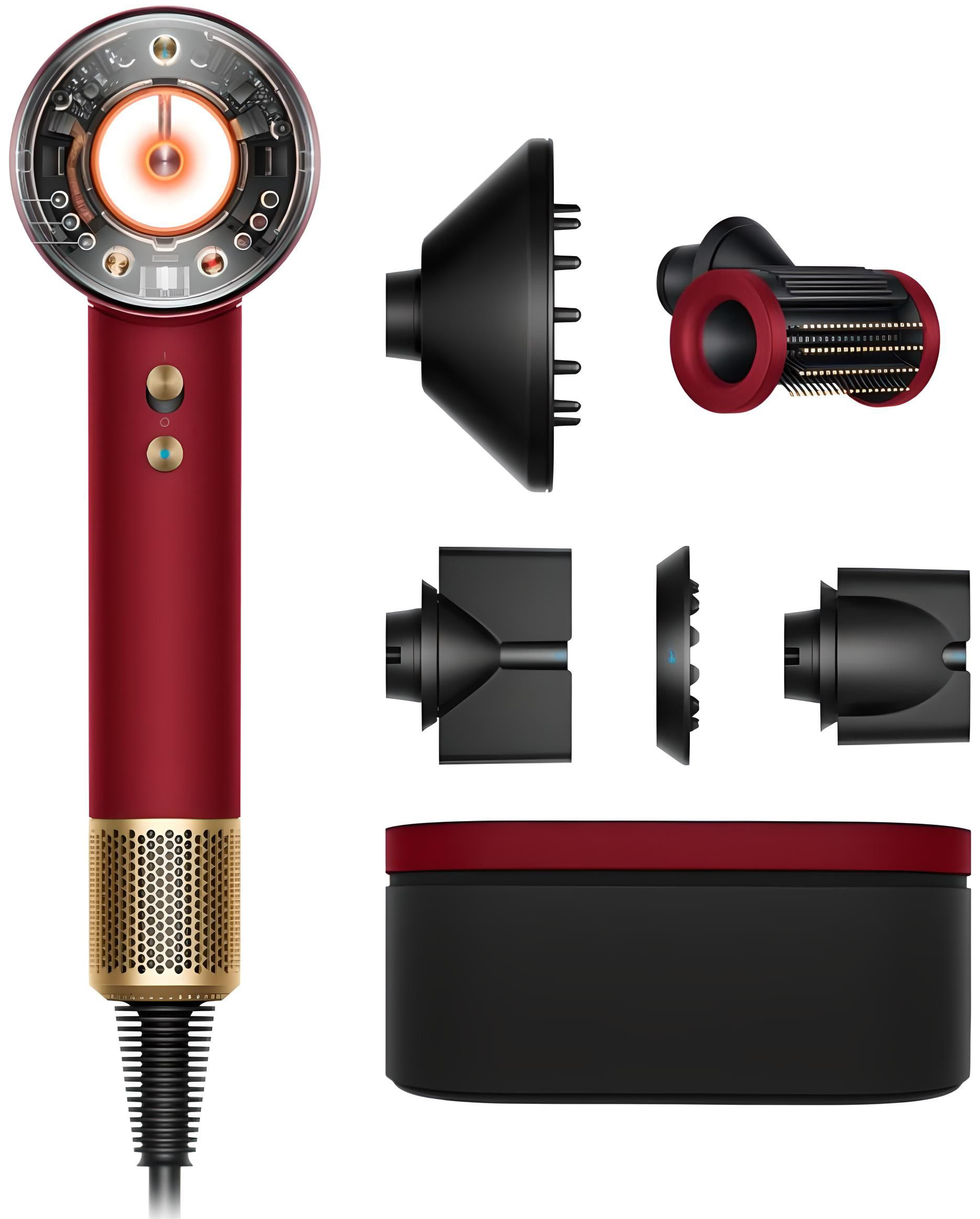 Фен Dyson Supersonic Nural HD16 с кейсом, Клубничная бронза/Розовый румянец (EU) детальное изображение - 1