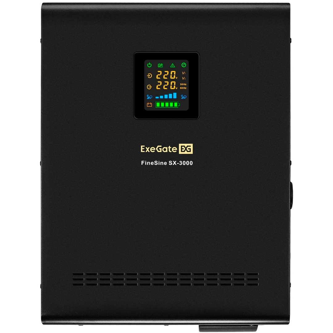 ИБП ExeGate FineSine SX-3000.LCD.AVR.2SH.T + 4x DT 1240 (40Ач) + батарея детальное изображение - 2