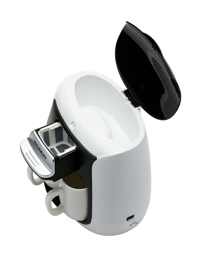 Кофеварка капельная Hyundai HYD-0204, Белый №4