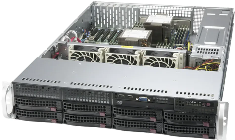 Серверная платформа SuperMicro SYS-620P-TR, 1200 Вт детальное изображение - 1