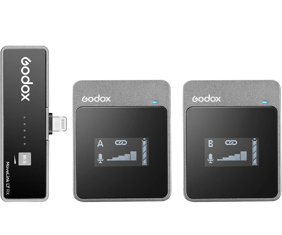 Радиосистема Godox MoveLink LT2 (Lightning), Черный детальное изображение - 1
