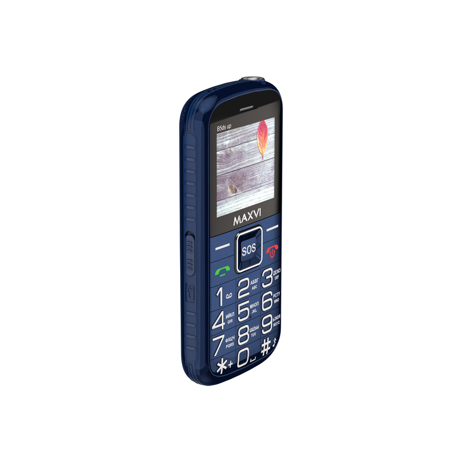 Мобильный телефон MAXVI B5ds up, 32 Мб, Синий, Dual mini-SIM детальное изображение - 7