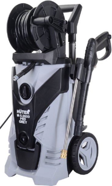 Автомойка HUTER W-5-2600 PRO, 2.6 кВт, 210 бар, Серый детальное изображение - 1