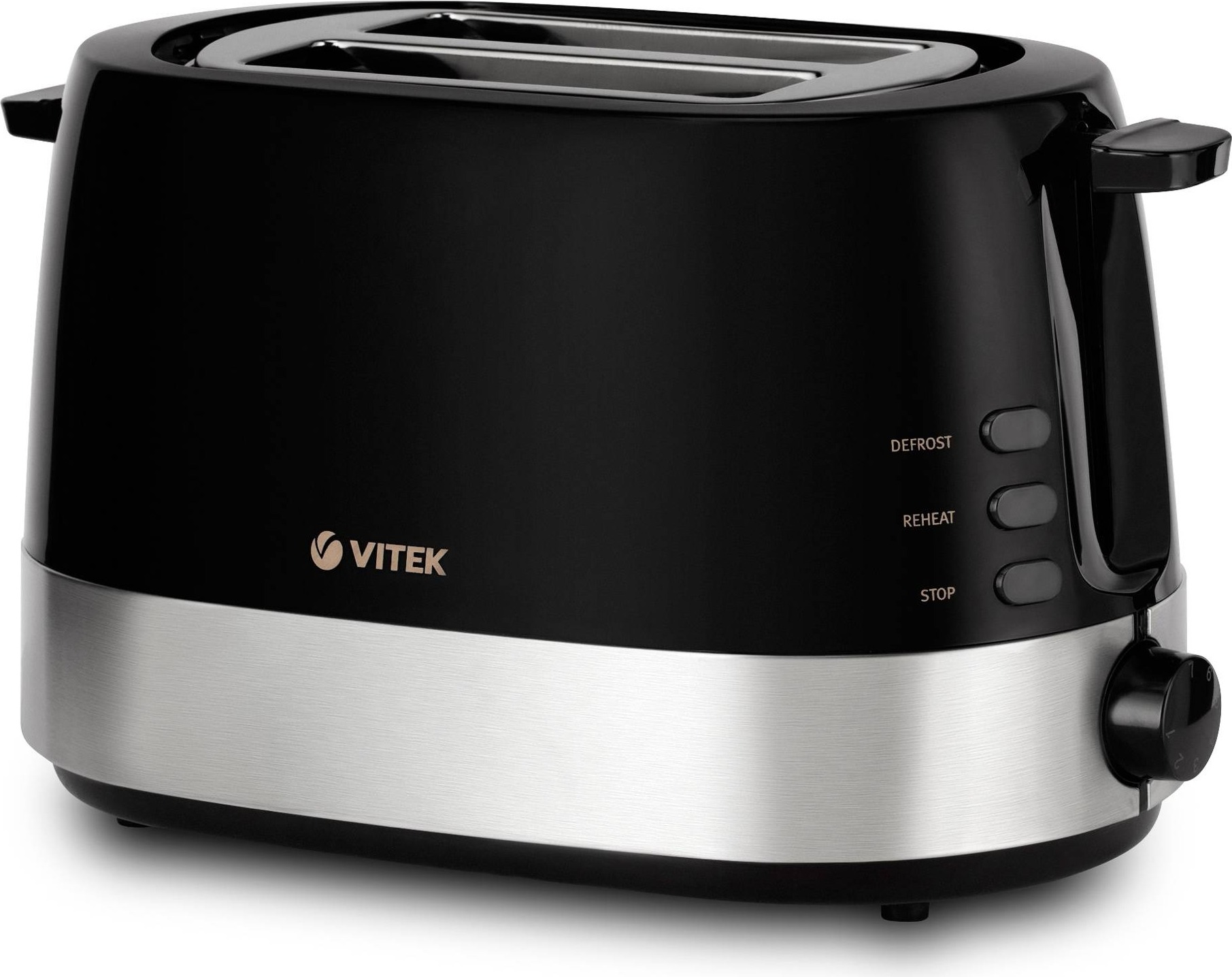 Тостер Vitek VT-1584, Черный детальное изображение - 3