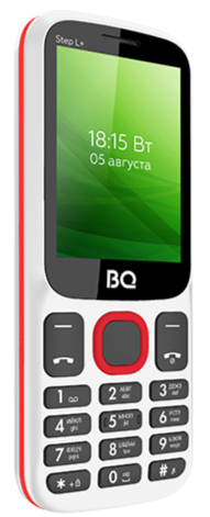 Мобильный телефон BQ 2440 Step L+, 32 Мб, Белый/Красный, Dual mini-SIM детальное изображение - 3