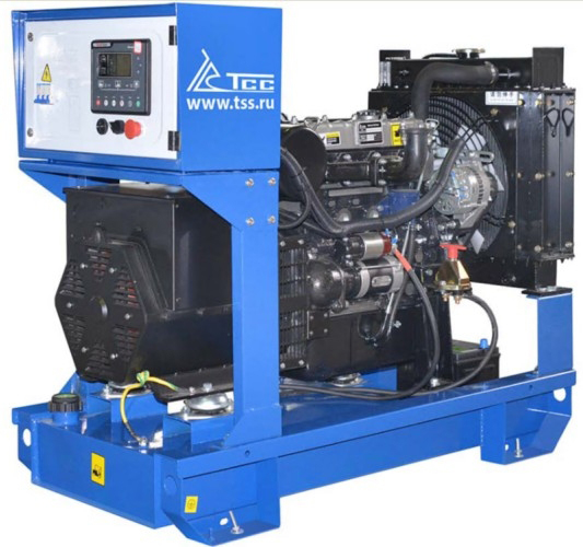 Генератор дизельный ТСС АД-12C-230-1PM5 (TQC 14TS2) 040178, открытый, 12 кВт, Синий детальное изображение - 1
