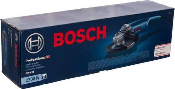 Угловая шлифмашина Bosch GWS 22-230 H 0.601.882.103, 230 мм, 6500 об/мин, 2200 Вт детальное изображение - 4