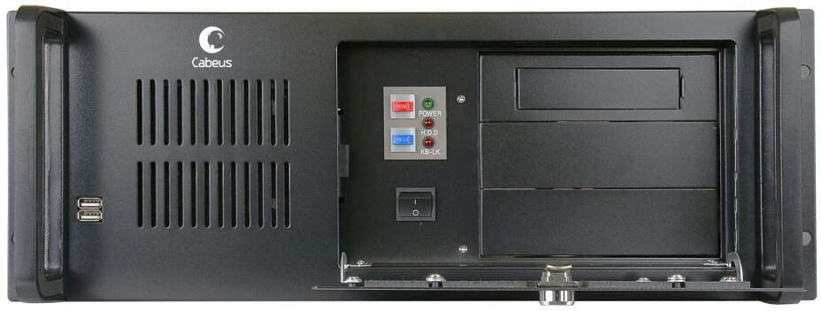 Серверный корпус Cabeus CL-407L, без БП, Черный детальное изображение - 3