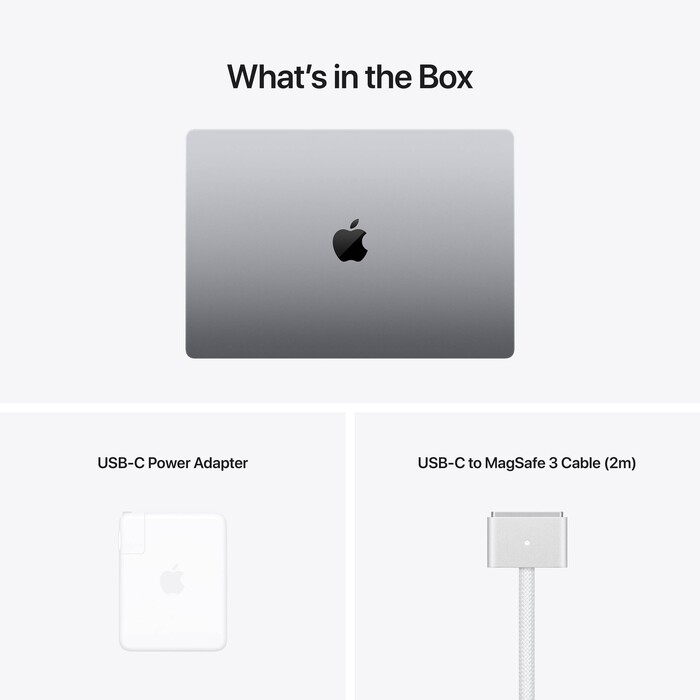 Ноутбук Apple MacBook Pro 2021, RAM 16 ГБ, Серый космос, SSD 512 ГБ, Apple graphics 16-core Ноутбук Apple MacBook Pro 2021, RAM 16 ГБ, Серый космос, SSD 512 ГБ, Apple graphics 16-core №9