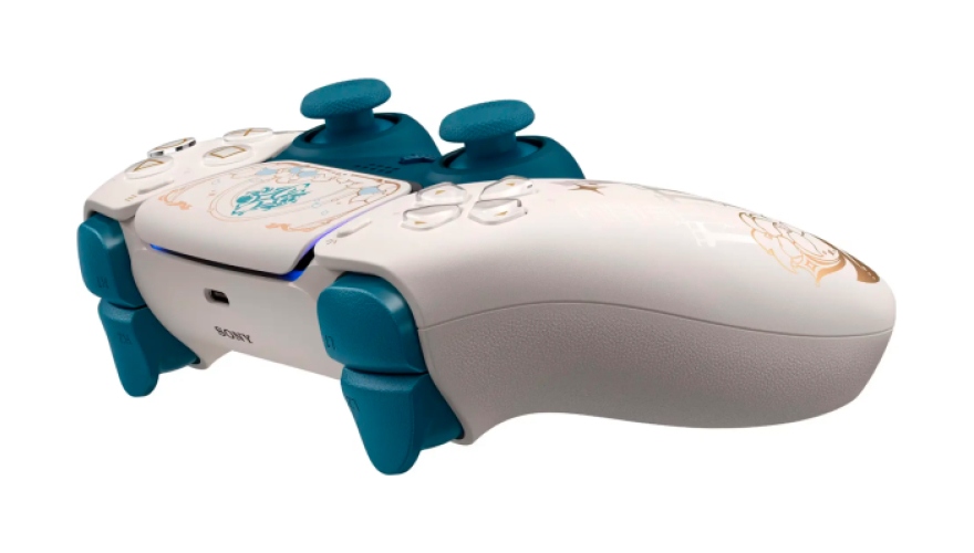 Геймпад Sony DualSense Genshin Impact Limited Edition (Синий) детальное изображение - 3