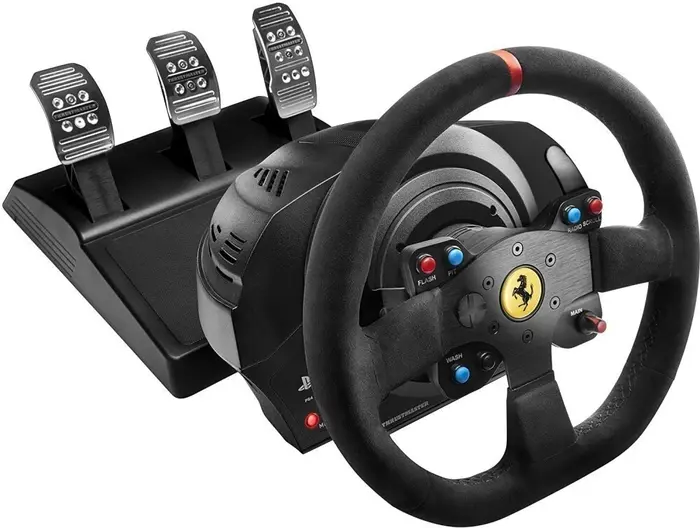 Руль ThrustMaster T300 Ferrari Integral Racing Wheel Alcantara Edition, Черный №1