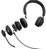 Гарнитура Jabra Evolve2 40 SE USB-A, Черный вариант - 5