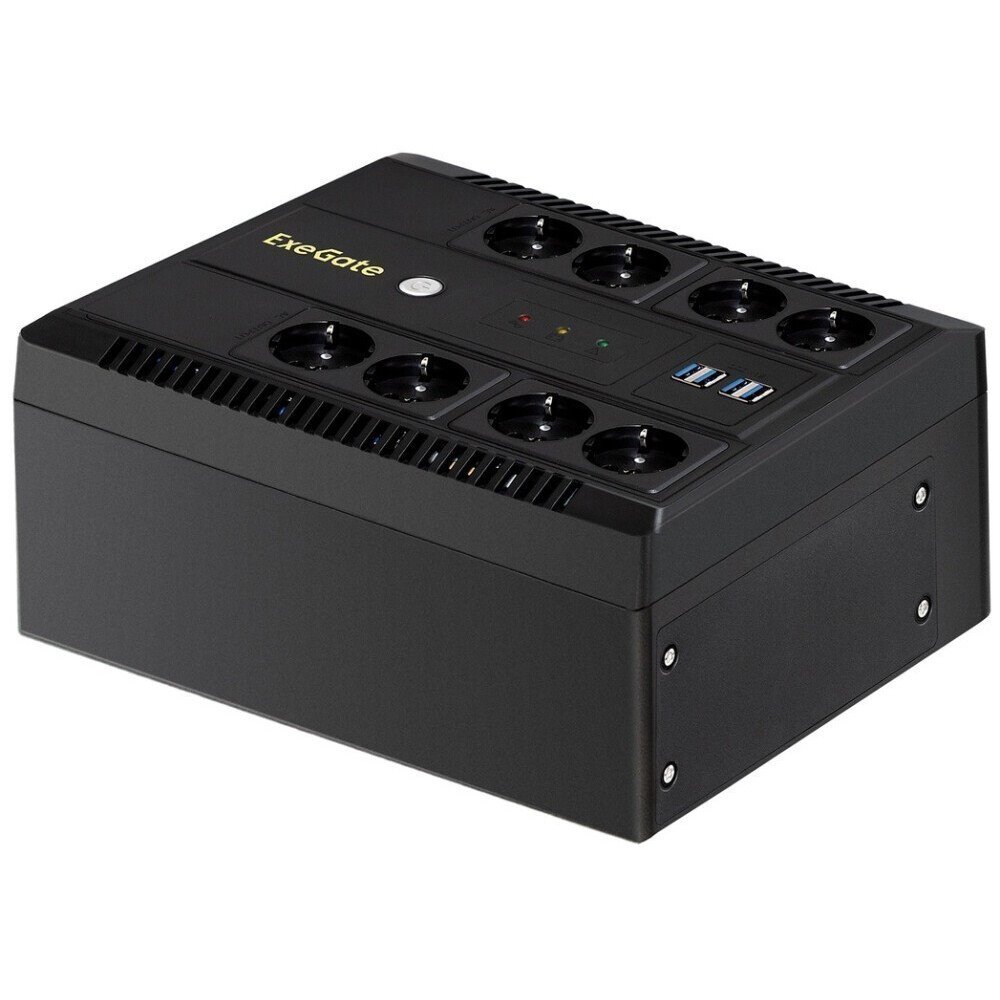 ИБП ExeGate NEO NNB-850.LED.AVR.8SH.CH детальное изображение - 1