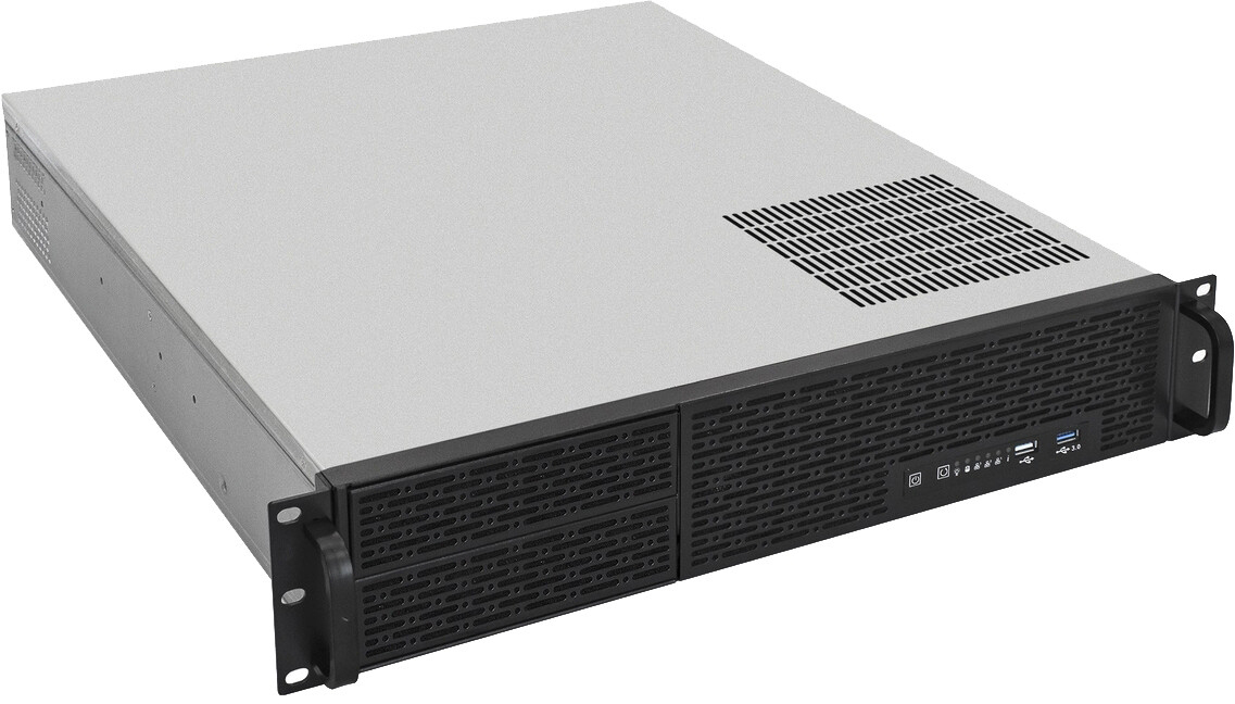 Серверный корпус ExeGate Pro 2U550-06/2U2088/500ADS, 500 Вт, Черный детальное изображение - 1