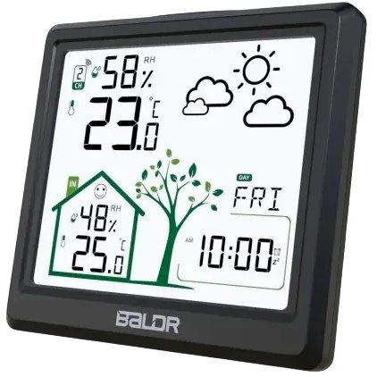 Метеостанция BALDR B0389WST2H2, Черный детальное изображение - 2