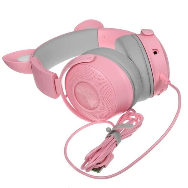 Проводные наушники Razer Kraken Kitty V2 Pro, Розовый детальное изображение - 5
