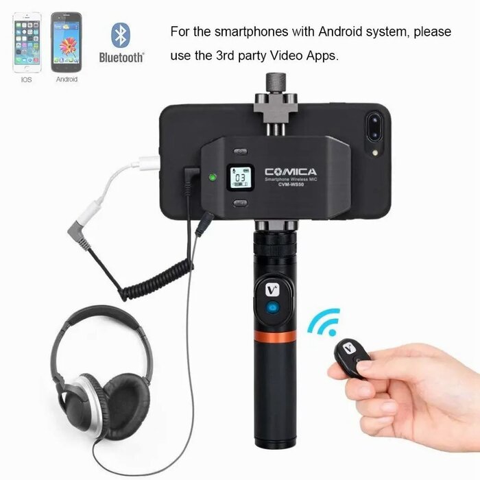 Радиосистема CoMica UHF CVM-WS50 A для смартфона с пультом №6