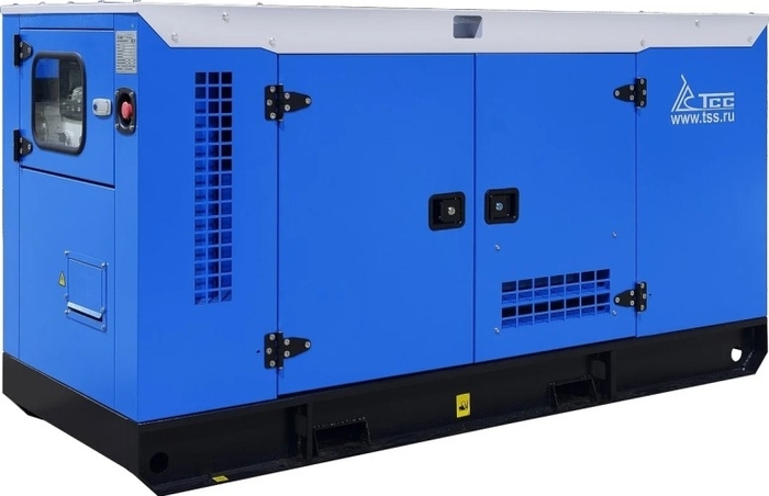 Генератор дизельный ТСС АД-40С-Т400-1РКМ7 (TWС 55TS ST) 047815, в кожухе, 40 кВт, Синий №1