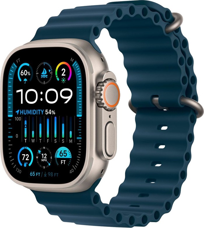 Смарт часы Apple Watch Ultra 49 мм, Синий, Ocean Band №1